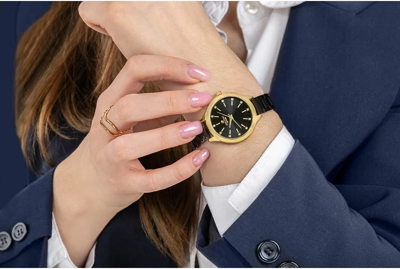 Orë dore femrash Giewont GW2720-B4, gold black, set