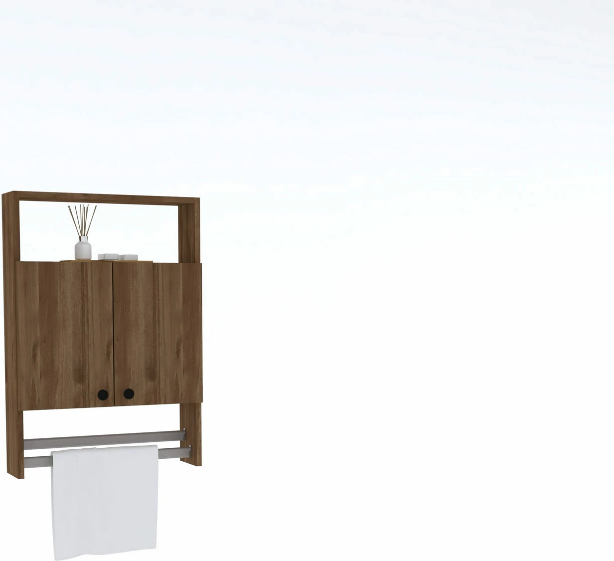 Dollap banjoje Hanah Home, model Ela, ngjyrë arre