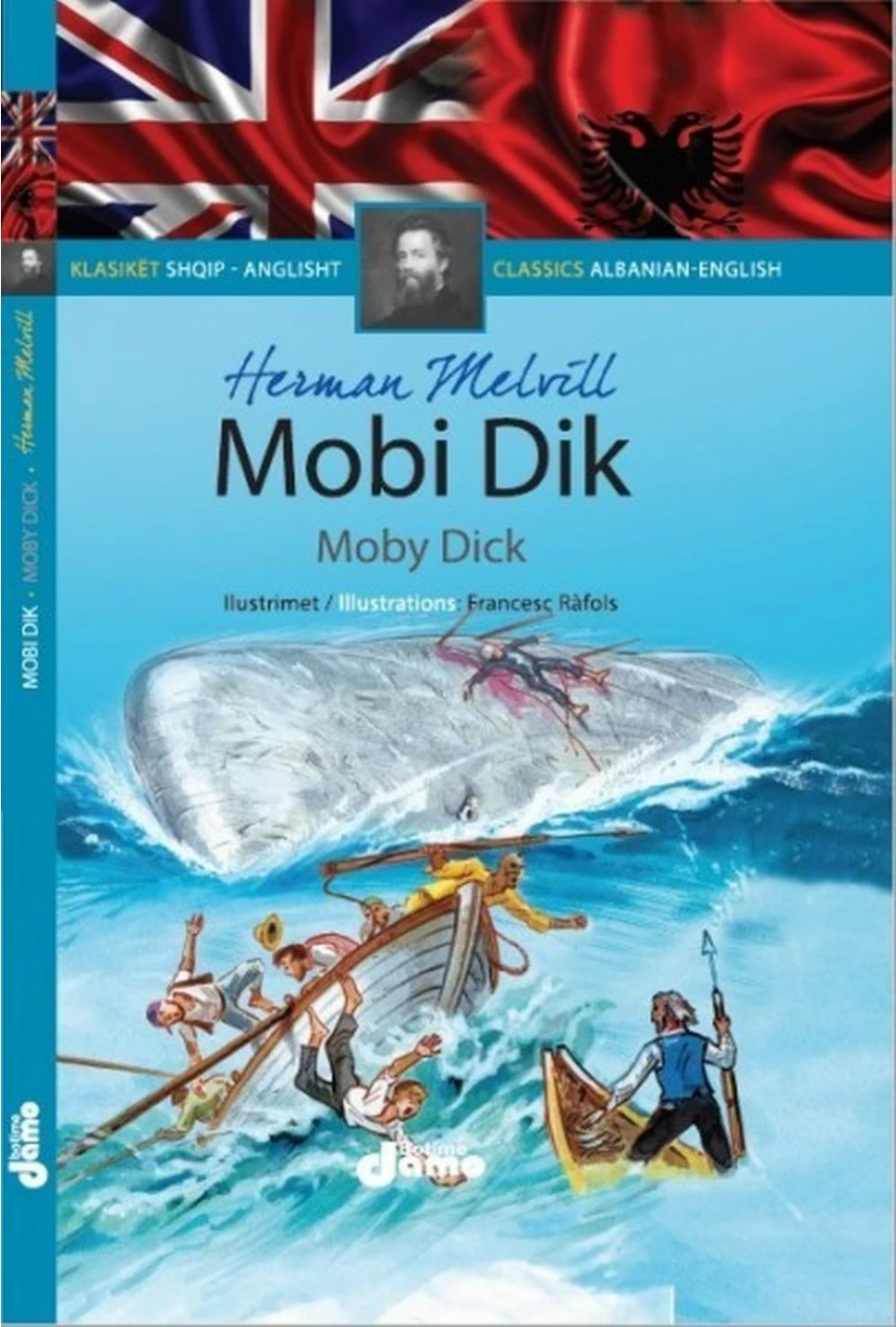 Mobi Dik  Shqip Anglisht - Herman Melvill