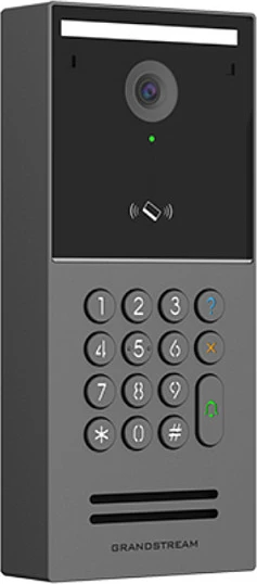 Video interfon IP Grandstream GDS3725, 4MP, PoE, RFID, IP66, ngjyrë e zezë