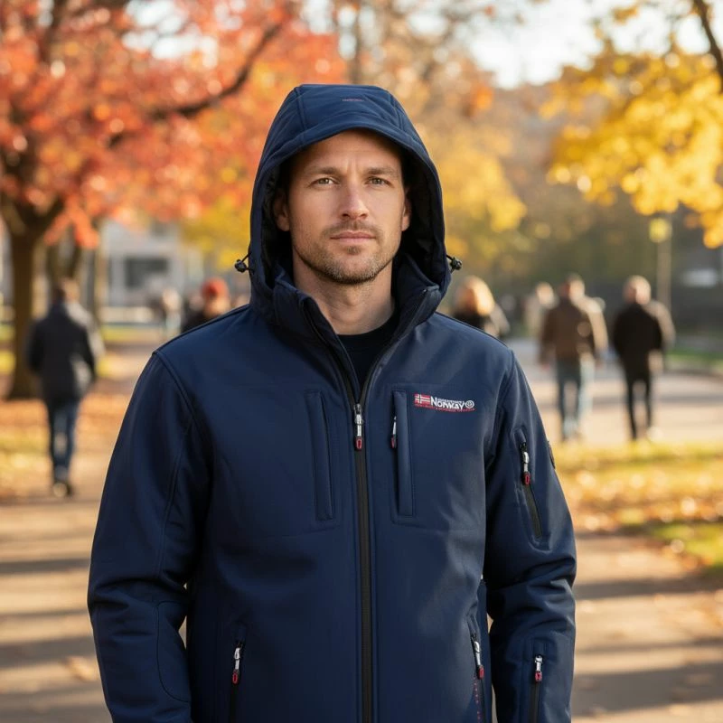 Jakne për meshkuj Geographical Norway navy blue [Madhësia: S]
