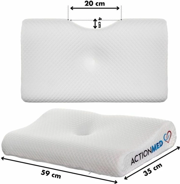 Jastëk ortopedik ActionMed ANATOMICAL MED PILLOW, i bardhë