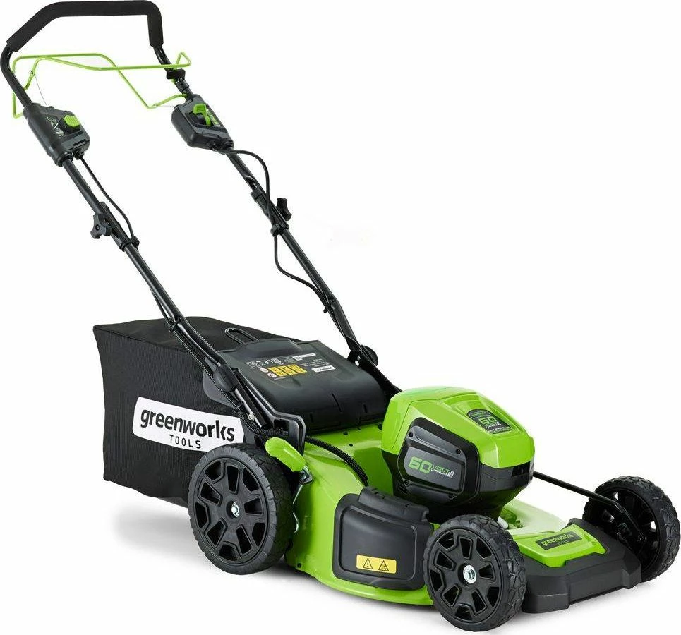 Kositëse bari me bateri Greenworks GD60LM46SP 60V, 46cm, vetëlëvizëse, pa bateri, jeshile/zezë