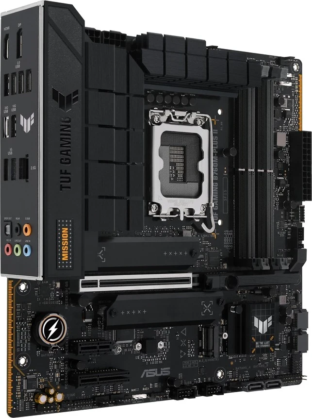 Pllakë amë ASUS TUF GAMING B760M-PLUS II, Intel B760, LGA 1700, micro ATX