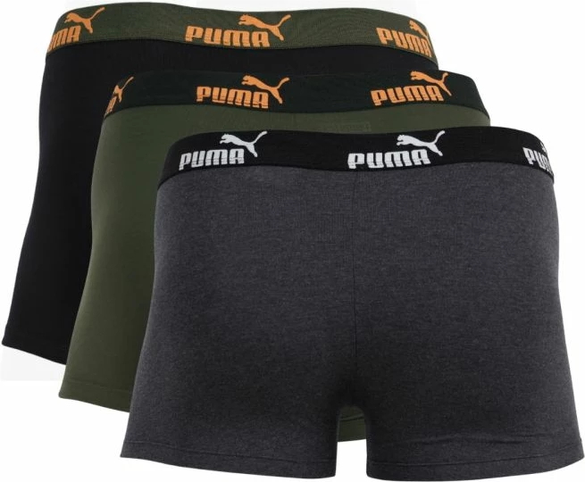 Të brendshme për meshkuj Puma, të zeza/të gjelbra/të hiri