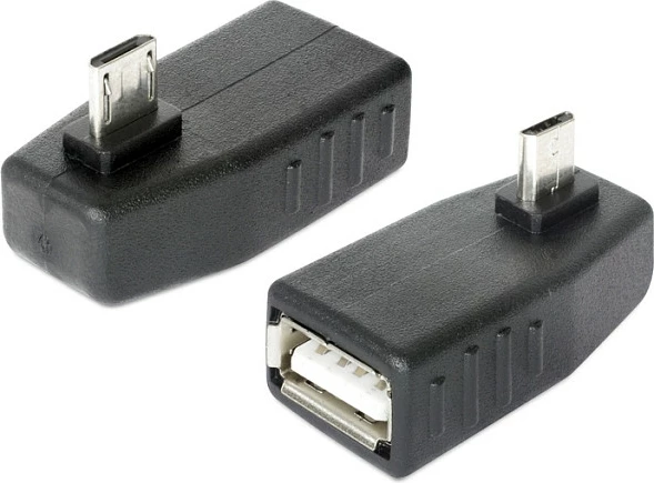 Adapter OTG USB DeLOCK 65474, micro USB-B mashkull në USB 2.0-A femër, i zi