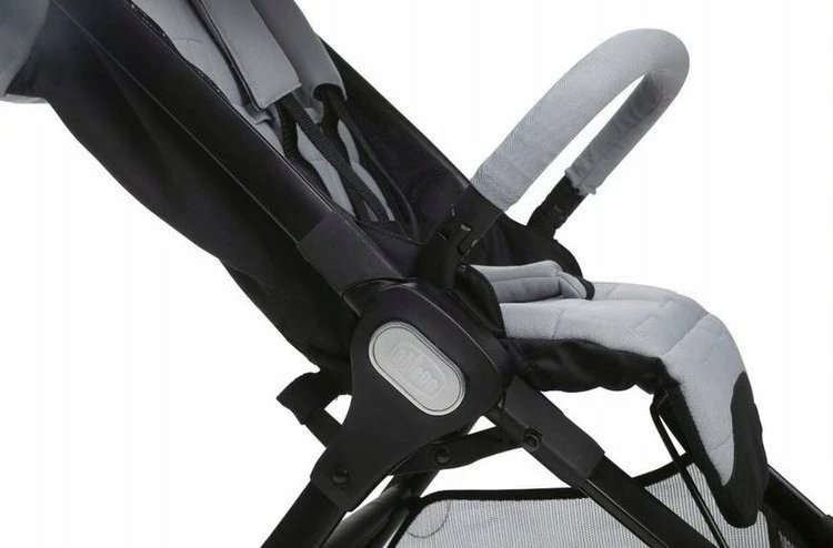 Karrocë fëmijësh Chicco WE ultra e lehtë 5.5 kg, palosje me një dorë, deri 22 kg, 4 rrota, me mbulesë shiu, gri