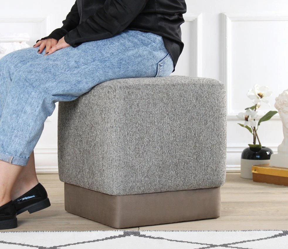 Puf Atelier del Sofa, Borgot, ngjyrë mink