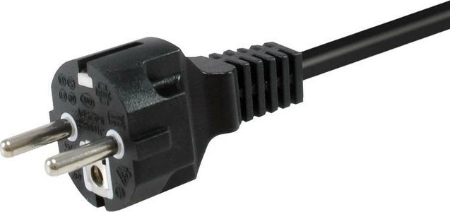 Kabllo rryme EQUIP 5m, Schuko mashkull-femër, e zezë