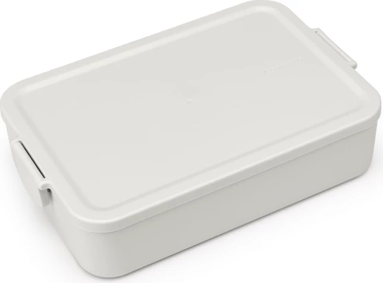 kuti dreke Brabantia 203503 2 L me dizajn bento, ndarës dhe 2 enë, gri e çelët