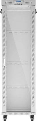 Kasë rack LANBERG Szafy RACK 19" 42U 600x800mm, këmbës, xham LCD, gri