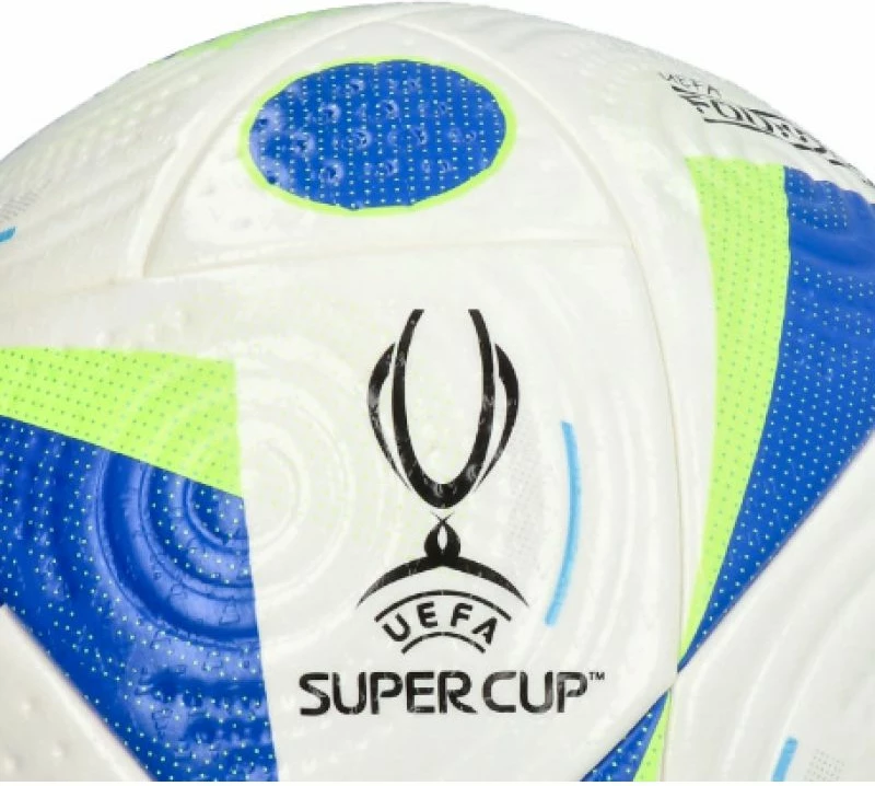 Top futbolli adidas, bardh e kaltër [Madhësia: 5]