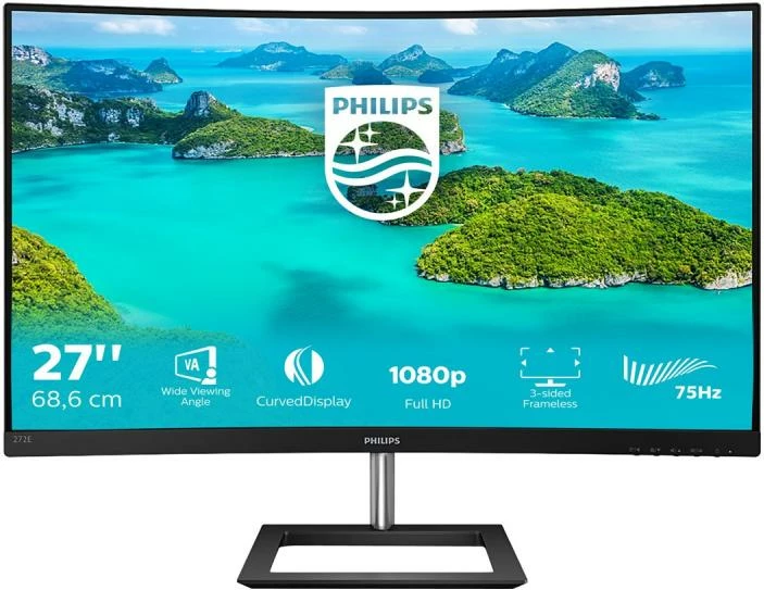 Monitor Philips E-line 272E1CA/00 27\" Curved Full HD 75Hz FreeSync, i zi