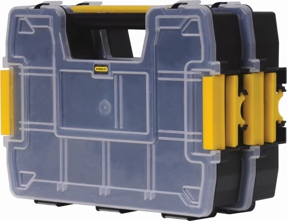 Kasetë organizator Stanley SortMaster STST1-71197 29.5x13.4x21.5 cm, e zezë/transparent me të verdhë