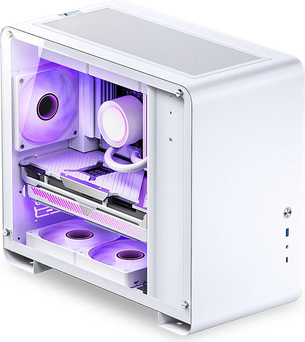 Kasë Jonsbo U4 Mini, Micro-ATX, xham i temperuar, e bardhë
