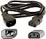 Kabllo energjie Cisco KAB CABINET JUMPER POWER CORD 250, e zezë