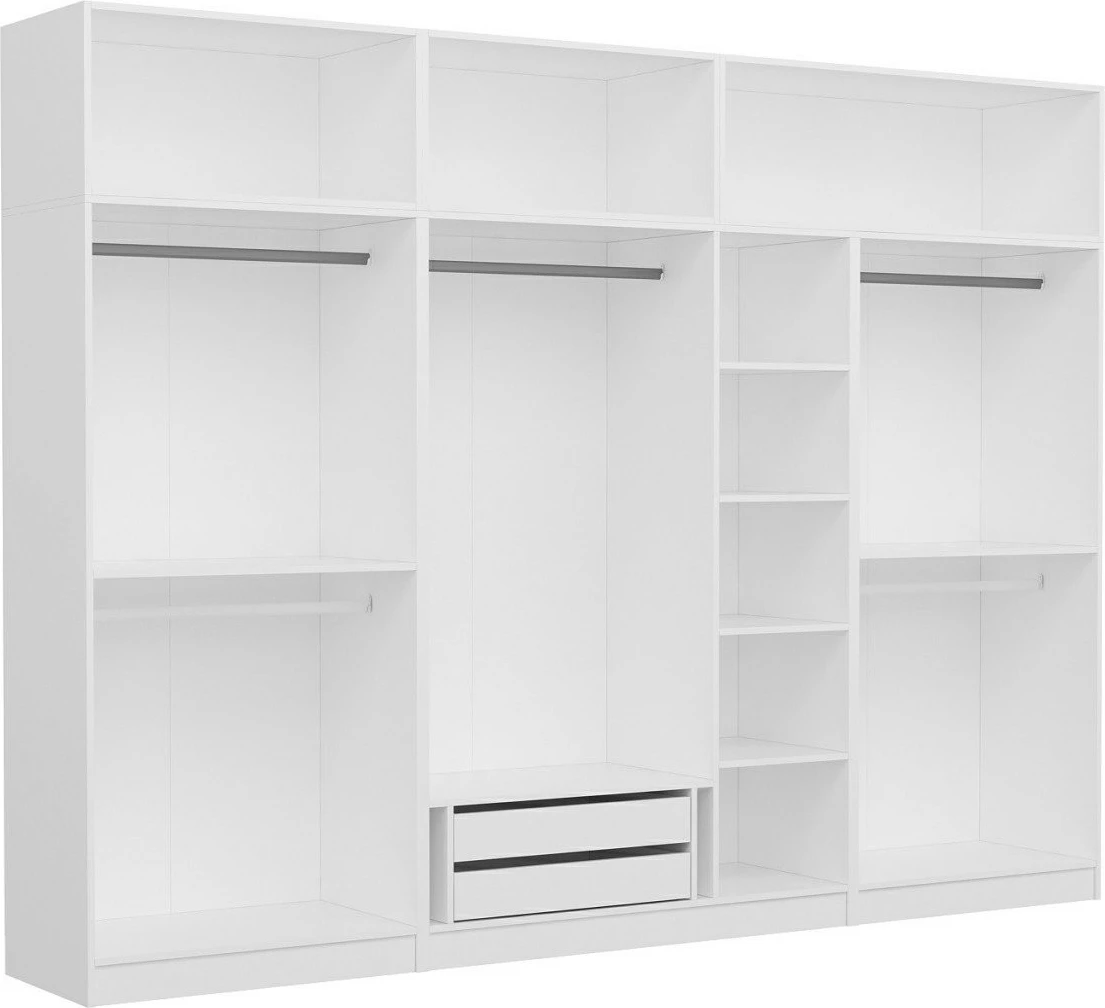 Dollap i bardhë për dhomë gjumi, Skye Decor, Kale - 5231