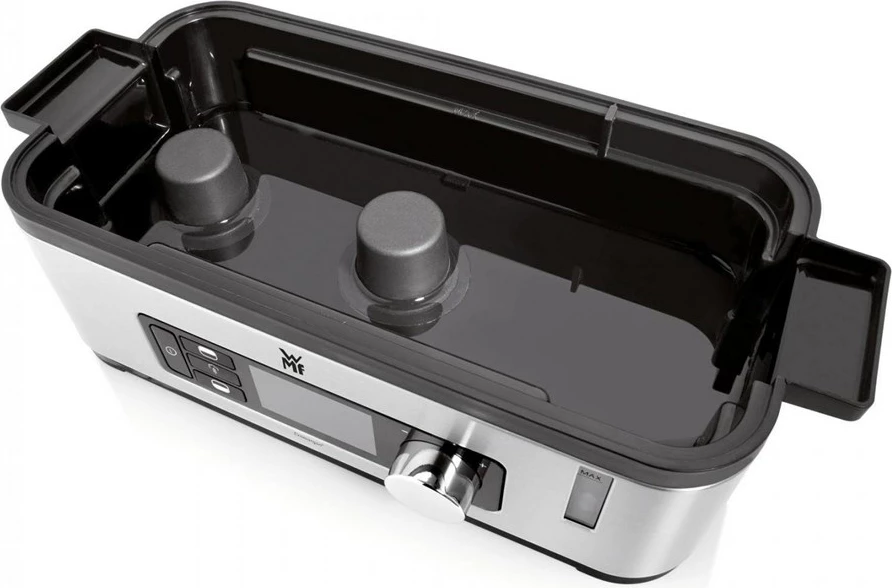 Avullore WMF KITCHENminis 0415090011, 2 shporta, 900 W, E zezë, Inoks