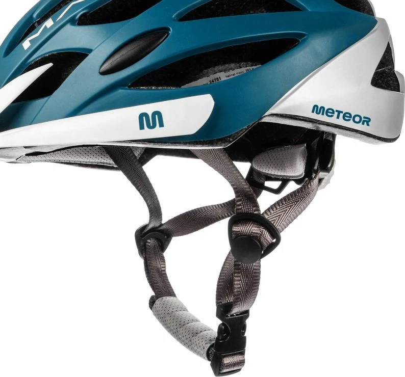 Helmetë biçiklete Meteor Marven 24781, kaltër/gri [Madhësia: Standarde]