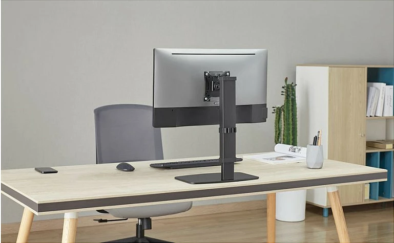 Stativ monitori EQUIP 650126, 17-32", VESA 75x75/100x100, rrotullim 360°, i zi