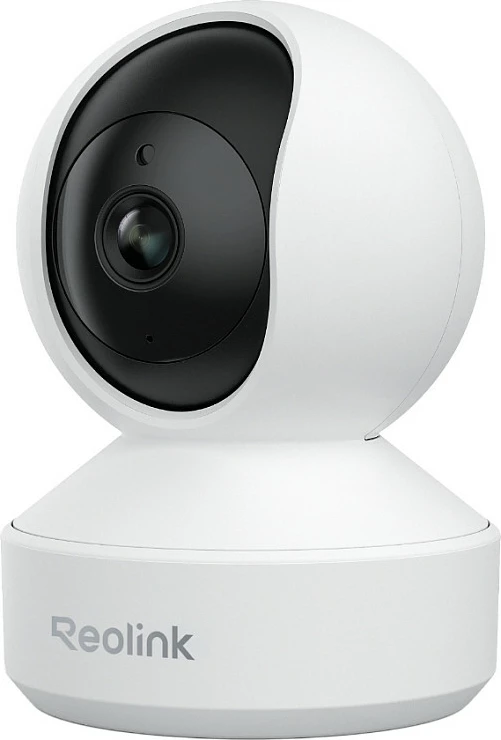 Kamerë sigurie Reolink E Series E330, 5MP 3K, Wi‑Fi 2.4/5GHz, pan/tilt 360°, audio dyanshëm, e bardhë