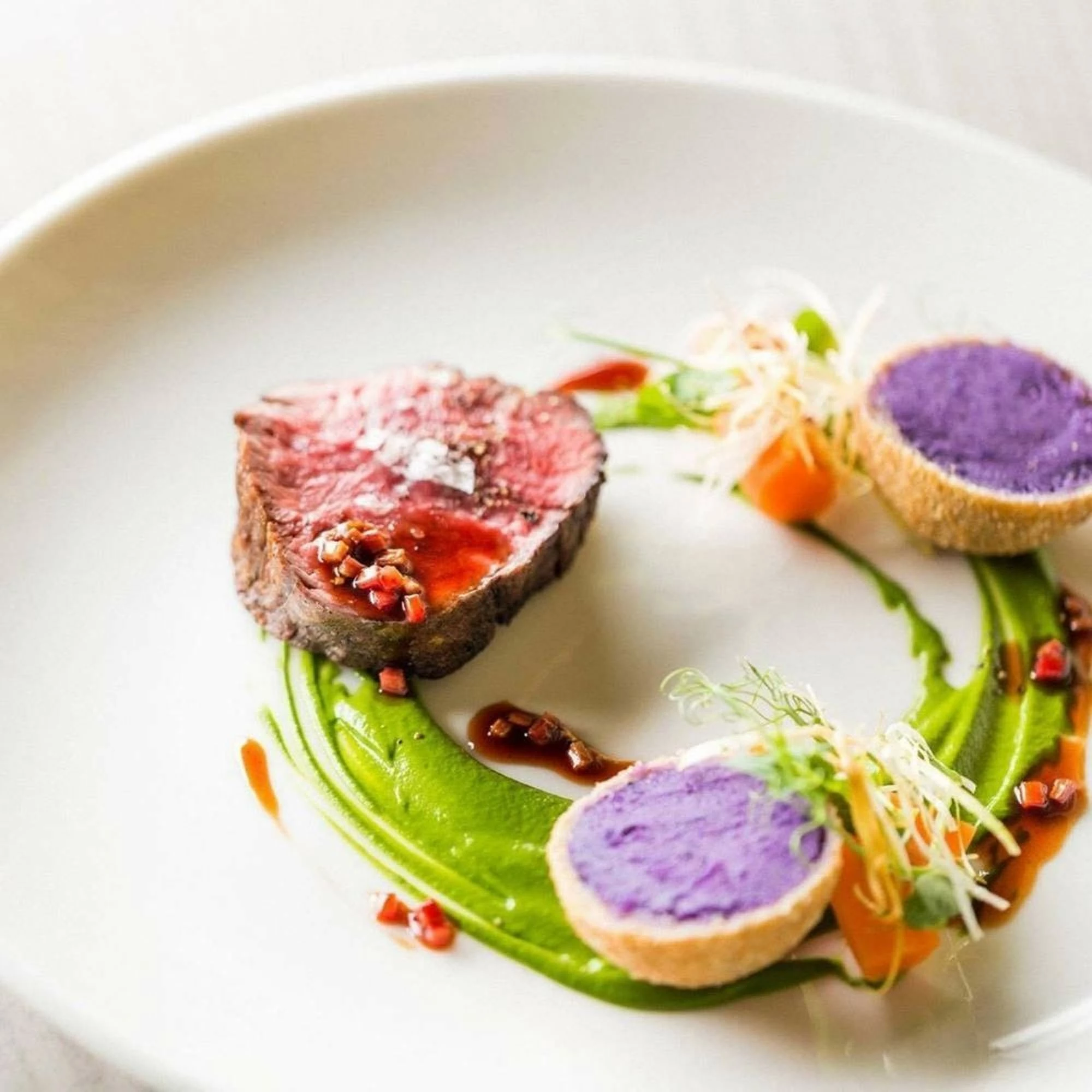 Pjatë e sheshtë pa buzë Fine Dine Crema 250 mm krem, set 6 copë