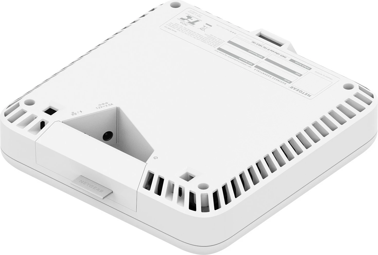 Access point NETGEAR WBE758, Wi‑Fi tri-band 2.4/5/6 GHz, 10GbE, PoE, i bardhë