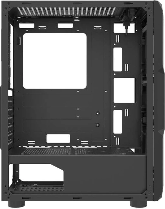 Kasë Darkflash Aquarius Acrylic, Middle Tower, ATX/M-ATX/ITX, e zezë