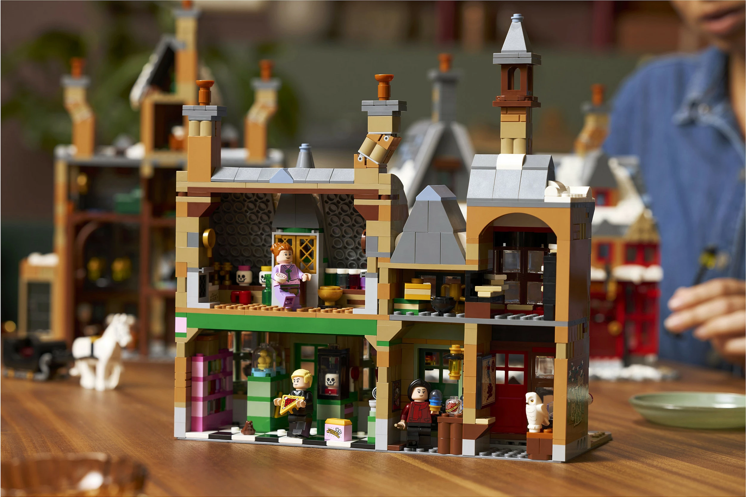 Set ndërtimi LEGO Harry Potter 76457 Hogsmeade Village (Collectors Edition), 3228 copë, 18+, multicolor