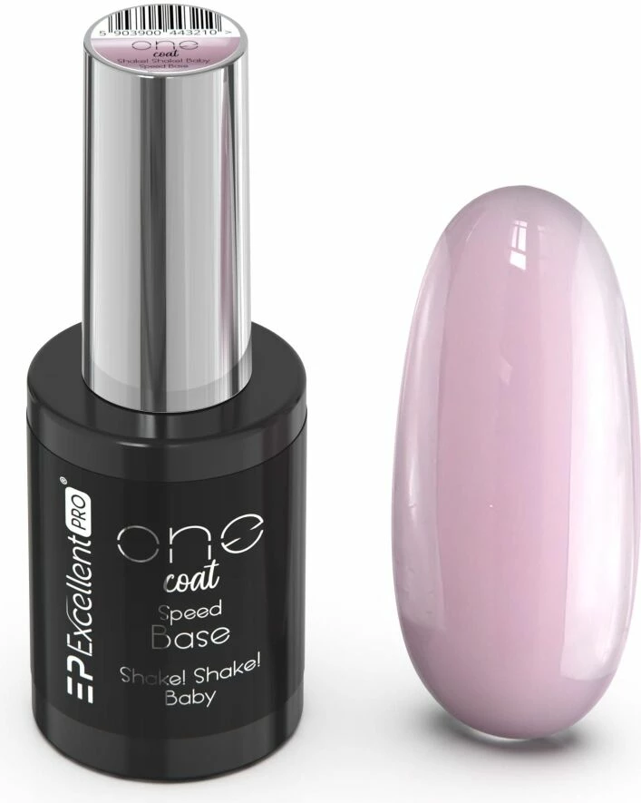 Bazë hibride për thonj Excellent PRO One Coat Speed Base Shake! Shake! Baby për femra 11g