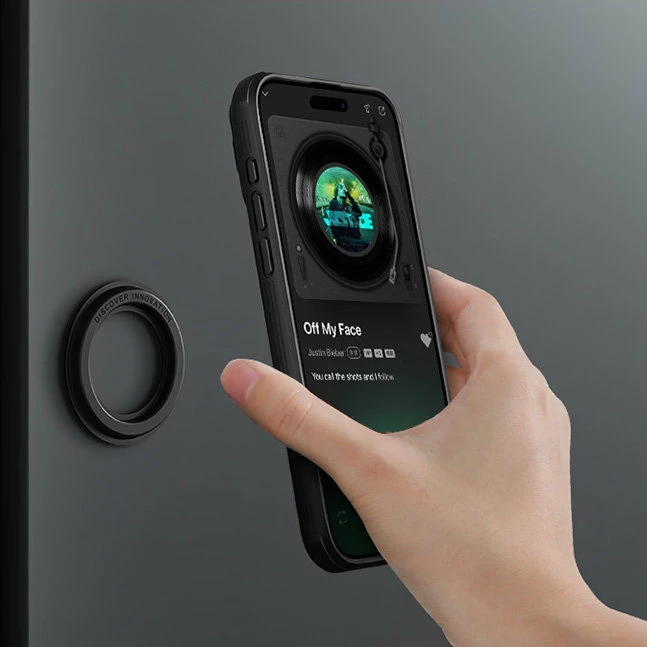 Mbështjellës Nillkin CamShield Pro Magnetic për iPhone 15 Pro, me mbrojtës kamere, Kaltër