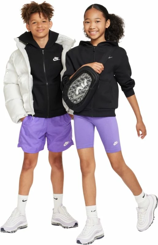 Duks për fëmijë Nike Sportswear Club Fleece FD3004 010, i zi [Madhësia: S]