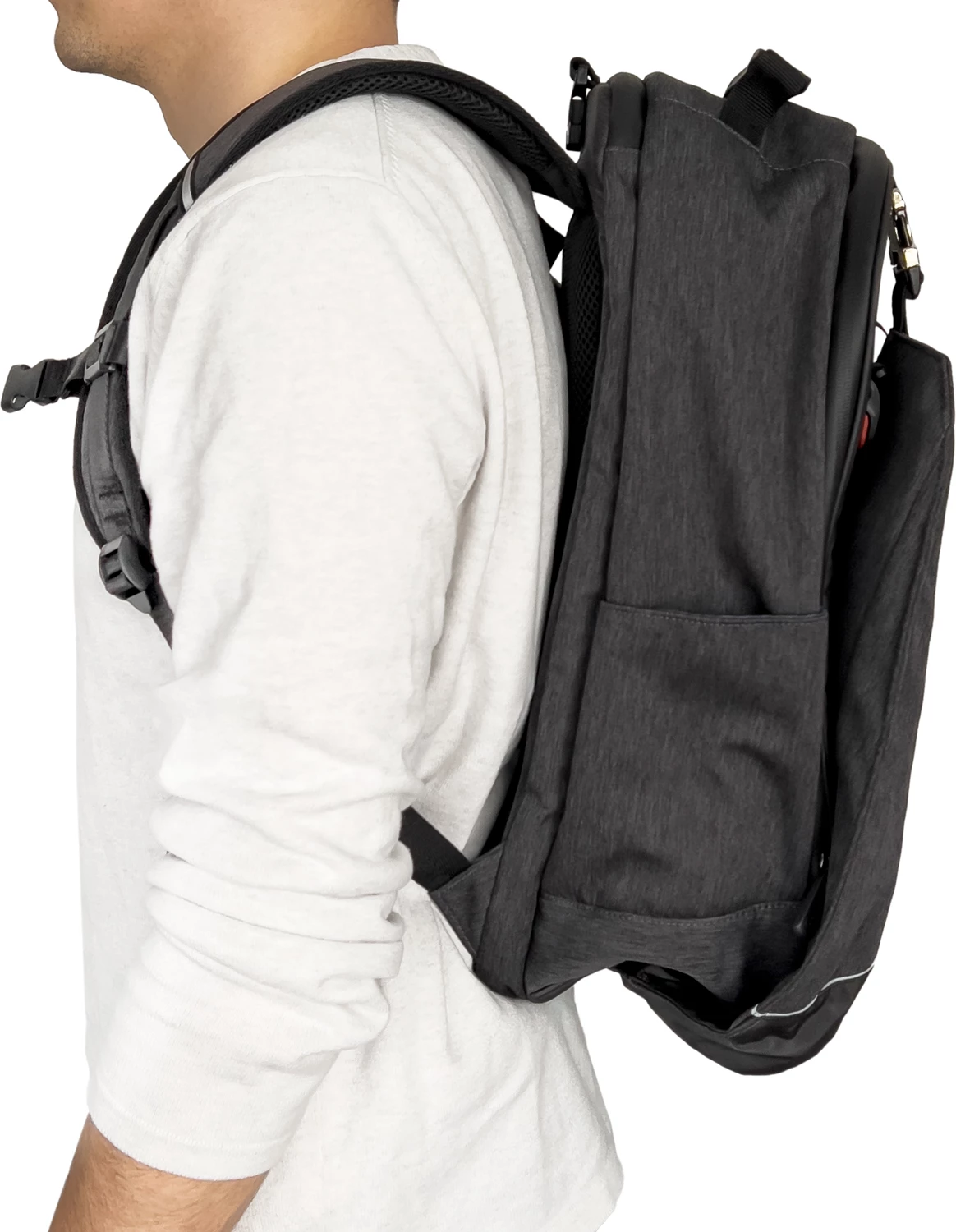 Çantë biçiklete Wozinsky WBB33BK, 30L, shpinore 2-në-1, e zezë