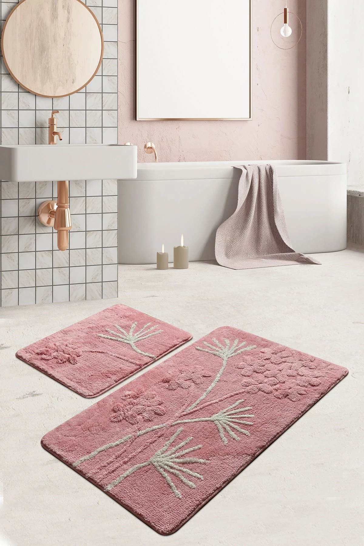 Set tapetash për banjo (2 copë), Mijolnir, orchid-powder