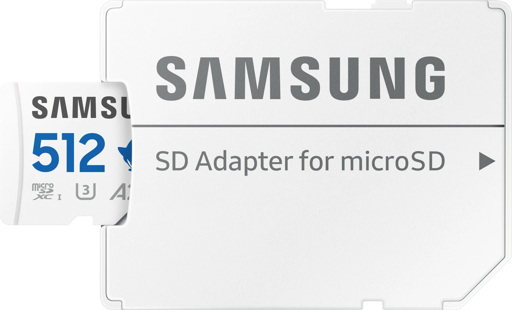 MicroSDXC Samsung MB-MD512S 512GB Sonic, Class 10, UHS-I, bardhë