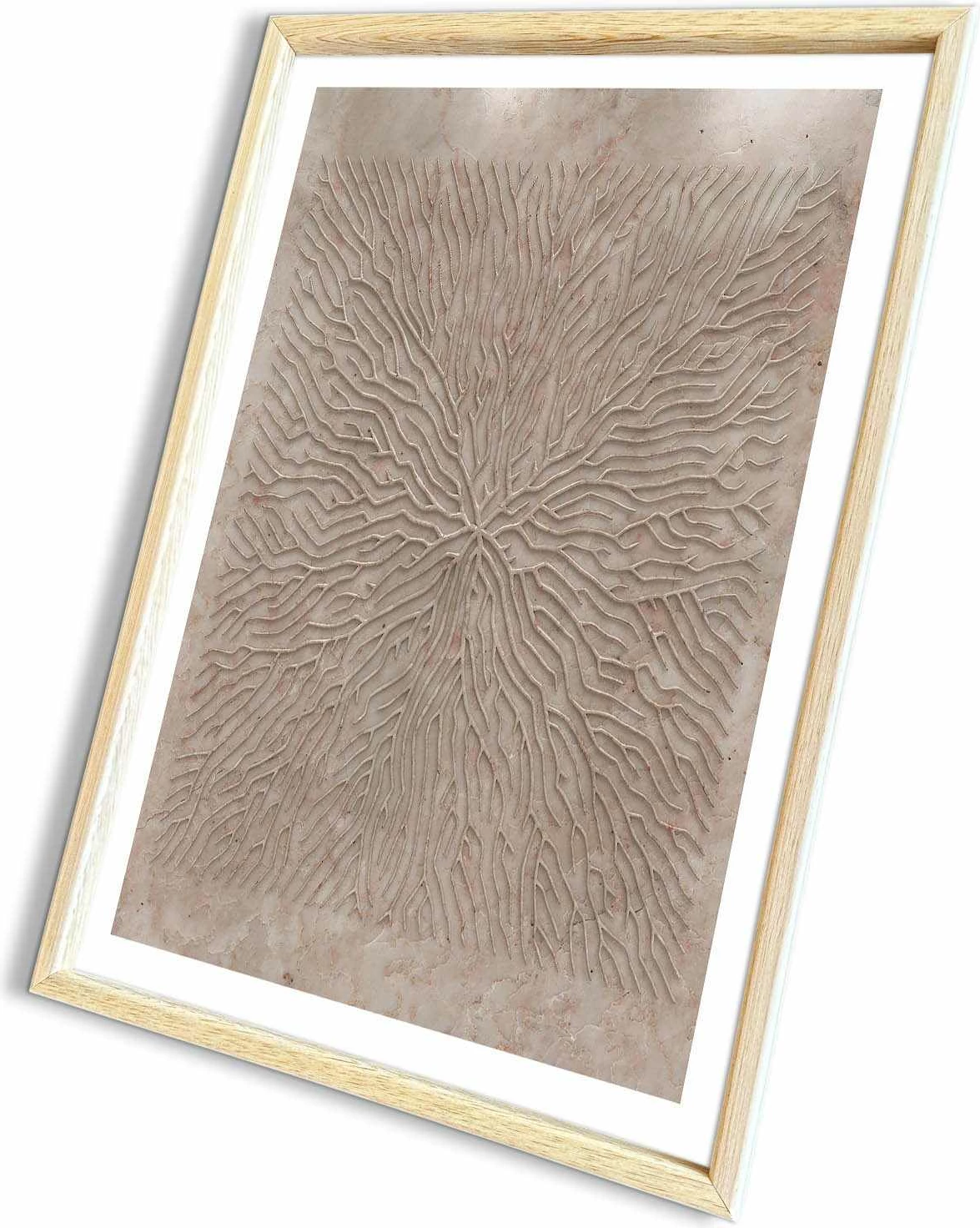 Pikturë dekorative me kornizë MDF, Wallity, Ahswabisabi-010, 62x92 cm