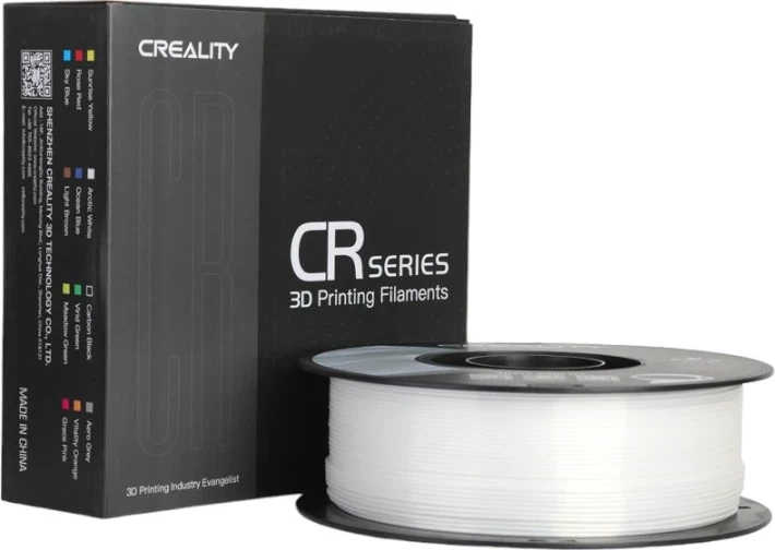 Filament PLA Creality CR-Silk, 1.75 mm, 1 kg, Bardhë
