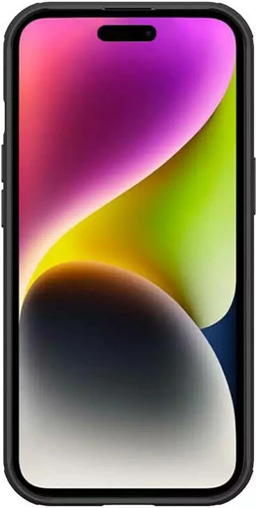 Mbështjellës Nillkin CamShield Pro për iPhone 15 Plus, i zi