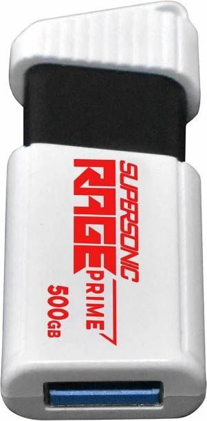 USB flash drive PATRIOT Supersonic Rage Prime 500GB USB 3.2 Gen 2 deri 600MB/s e bardhë