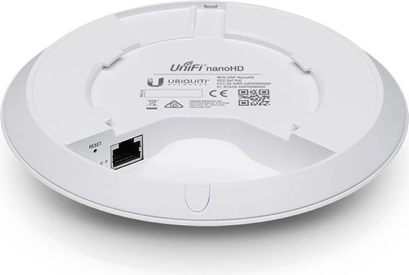 Access Point Ubiquiti UniFi nanoHD, 2.4 GHz, 5 GHz, 1733 Mbit/s, Bardhë