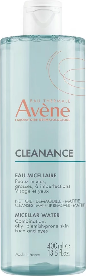 Ujë micelar për femra Avene Cleanance Eau Micellar Water 400ml