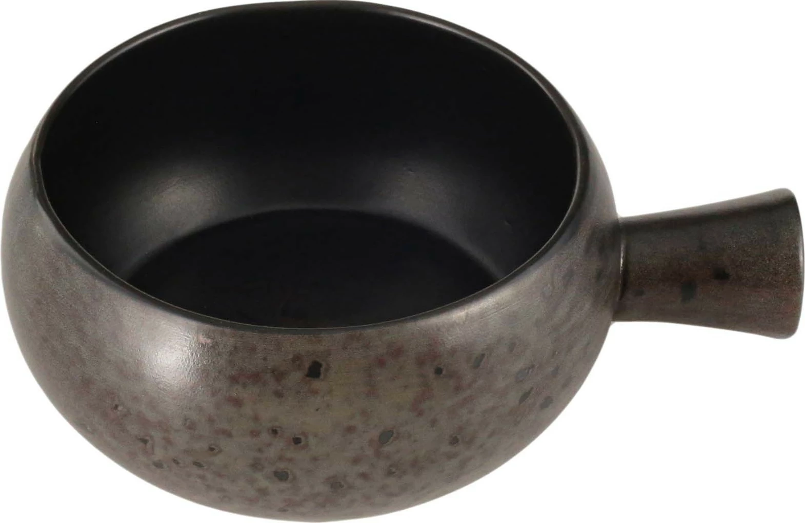 Tas me dorezë Porland Ironstone 600ml 140mm, i zi, set 6 copë