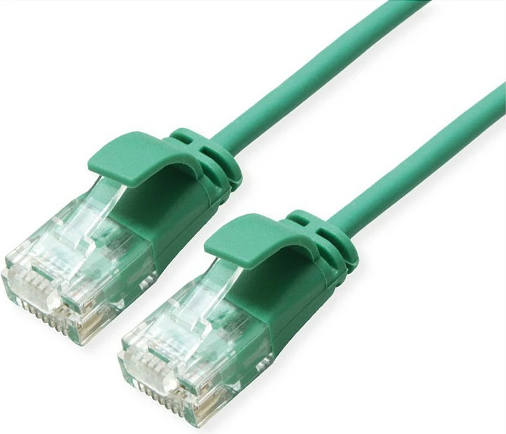 Kablë rrjeti ROLINE 21.44.3930 Cat6a crossover 0.15 m RJ-45, e gjelbër
