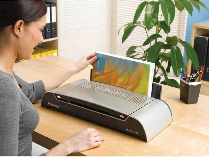 Makinë lidhëse termike Fellowes Helios 60, 600 fletë (60 mm), platin