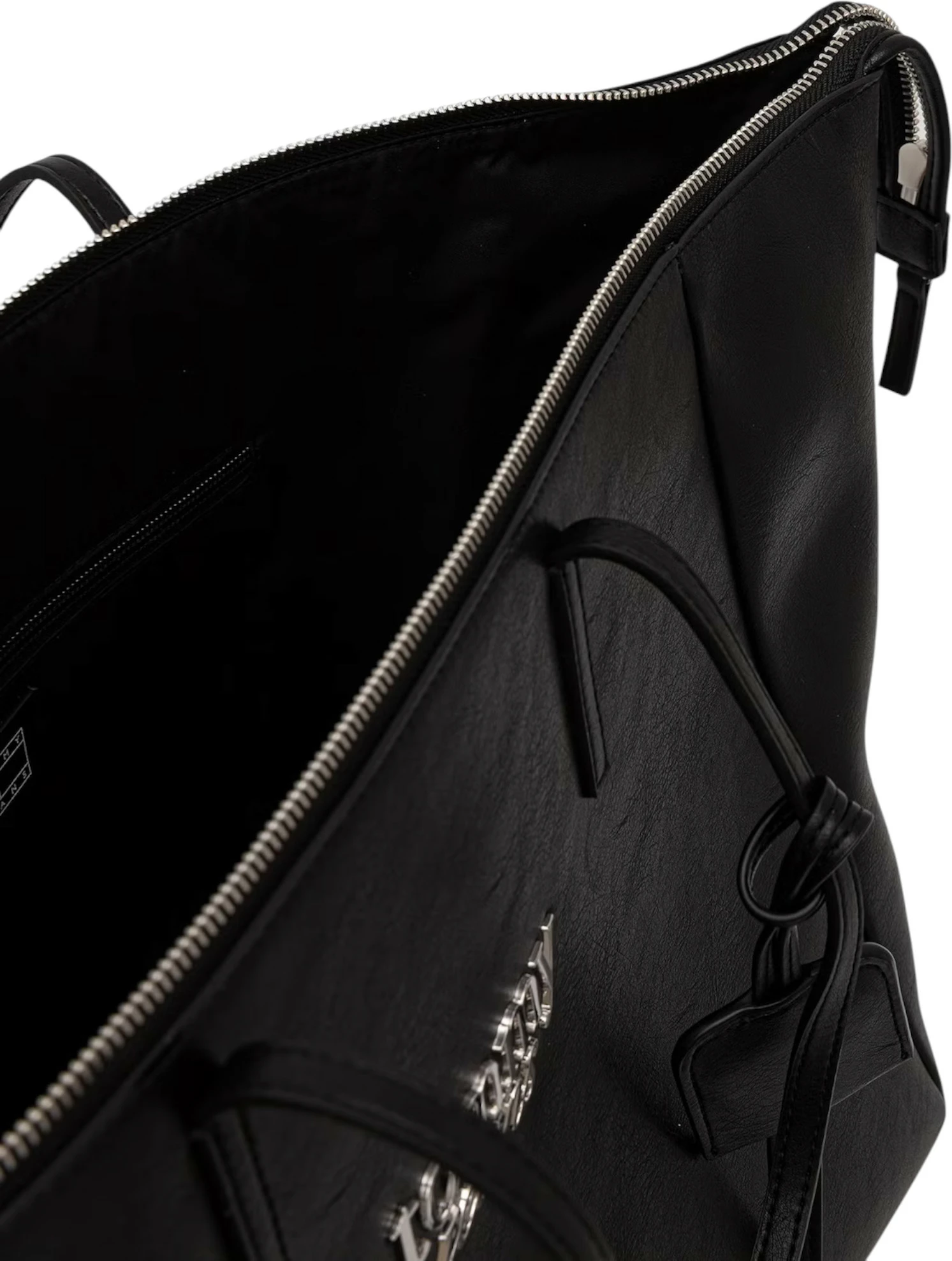 Çantë tote për femra Tommy Hilfiger TJW Bold Tote AW0AW18786, e zezë